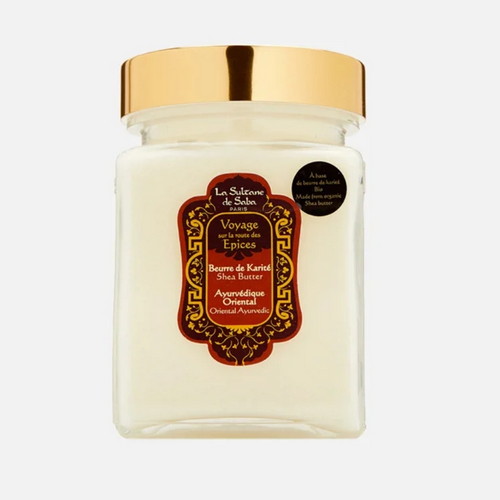 Масло карите для тела и волос La Sultane de Saba BEURRE DE KARITE AYURVEDIQUE- AMBRE VANILLE PATCHOULI
