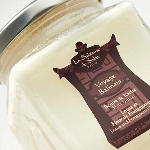 Масло карите для тела и волос La Sultane de Saba BEURRE DE KARITE LOTUS AND FRANGIPANI FLOWERS — изображение 2