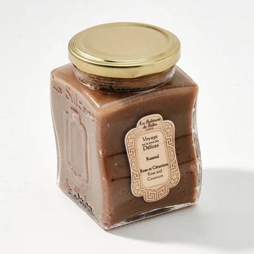 Маска для лица, волос и тела на глиняной основе La Sultane de Saba PATE LAVANTE AU RASSOUL - ROSE ET GERANIUM — изображение 2