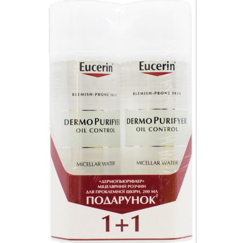 Набор Eucerin Dermo Purifyer мицеллярный 2x200 мл