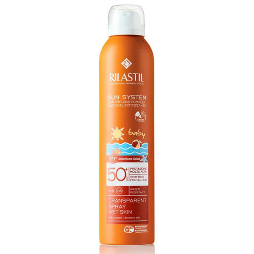 Спрей Rilastil солнцезащитный прозрачный для детей с SPF 50 200 мл