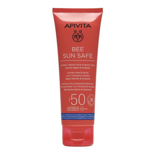 Молочко Apivita Bee Sun Safe для лица и тела солнцезащитное SPF50 100 мл