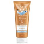 Гель Vichy Capital Soleil Солнцезащитный водостойкий с технологией нанесения на влажную кожу для чувствительной кожи детей, SPF50+ 200 мл