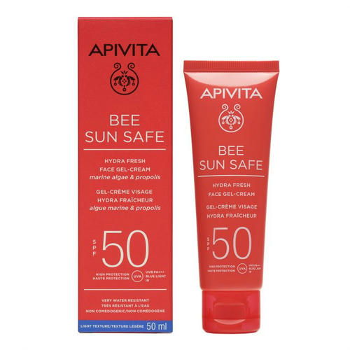 Гель-крем Apivita Bee Sun Safe солнцезащитный для лица SPF50 50 мл