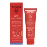 Крем Apivita Bee Sun Safe для лица солнцезащитный против пигментных пятен SPF50 с оттенком 50 мл