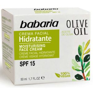 Крем Babaria (Бабария) оливковое масло увлажняющий для лица SPF15 50 мл