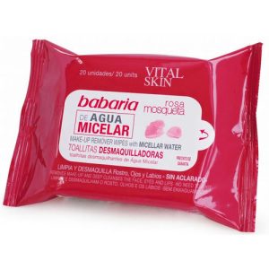 Салфетки Babaria (Бабария) с мицеллярной водой для снятия макияжа 20 шт