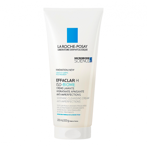Крем-гель La Roche-Posay Effaclar очищающий успокаивающий для обезвоженной чувствительной кожи лица и тела 200 мл