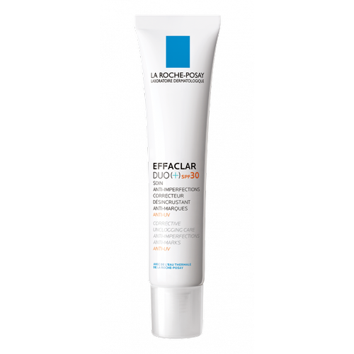 Средство La Roche-Posay Effaclar Duo (+) SPF30 корректирующее против недостатков и следов пост-акне для ухода за жирной и проблемной кожей лица 40 мл
