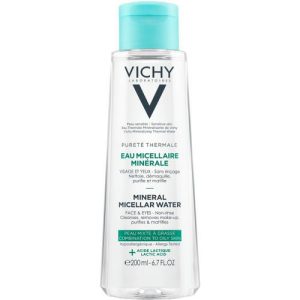 Мицеллярная вода Vichy Purete Thermale для жирной и комбинированной кожи лица и глаз, 200 мл