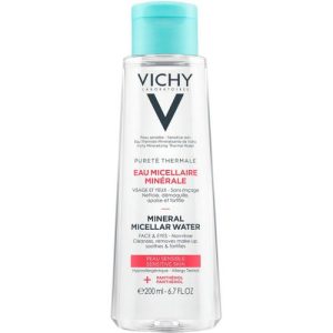 Мицеллярная вода Vichy Purete Thermale для чувствительной кожи лица и глаз, 200 мл