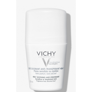 Дезодорант-антиперсперант Vichy шариковый интенсивный 48 часов защиты для чувствительной кожи 50 мл