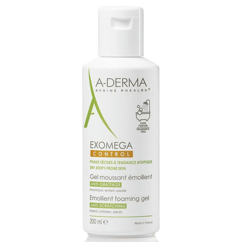 Гель A-Derma Exomega Control для душа смягчающий с экстрактом овса Реальба 200 мл