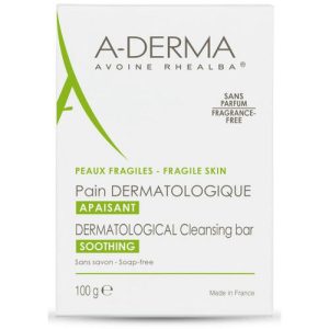 Мыло A-Derma дерматологическое на основе овса Реальба для раздраженной кожи 100 г