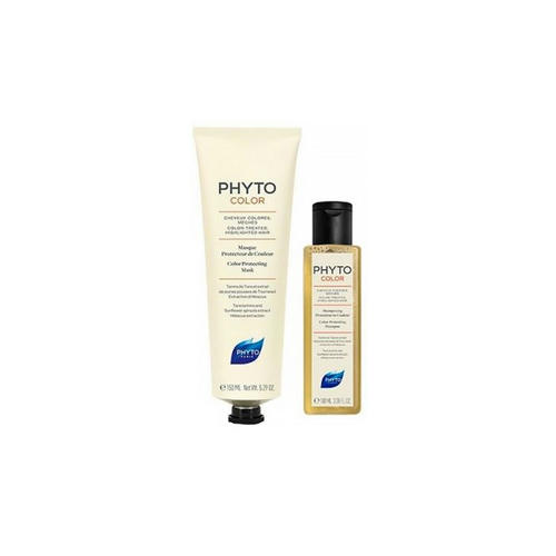 Набор Phyto Phytocolor (Маска для защиты цвета 150 мл + Шампунь для защиты цвета 100 мл в подарок)