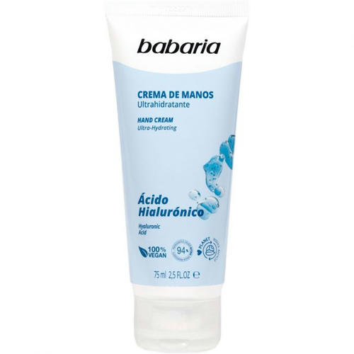 Крем для рук Babaria Hyaluronic Acid с гиалуроновой кислотой, 75 мл