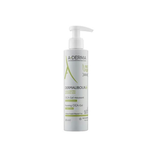 Гель-пенка A-Derma (А-Дерма) Dermalibour Cica очищающий антибактериальный для лица и тела 200 мл
