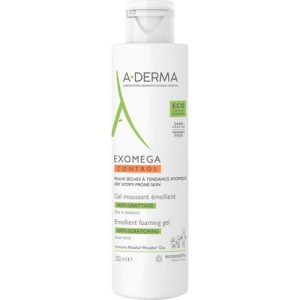 Гель-эмолент A-Derma Экзомега Контроль очищающий для сухой кожи для лица и тела, 200 мл