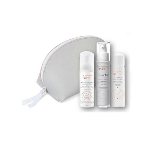 Набор Avene (Physiolift ночной бальзам 30 мл + Мусс очищающий 50 мл + Термальная вода 50 мл)