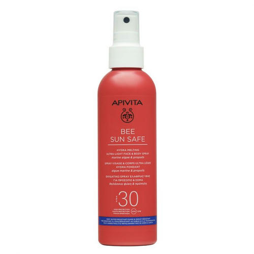 Спрей Apivita Bee Sun Safe солнцезащитный для лица и тела SPF30 200 мл