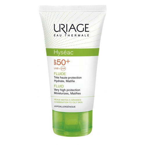 Флюид Uriage Hyseac солнцезащитный SPF 50 для смешанной и комбинированной кожи 50 мл