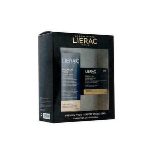 Набор Lierac Premium (Крем для контура глаз 15 мл + Крем Premium 15 мл в подарок)