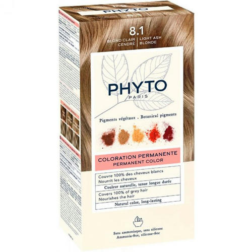Крем-краска Phyto Фитоколор тон № 8.1 (светло-русый пепельный)