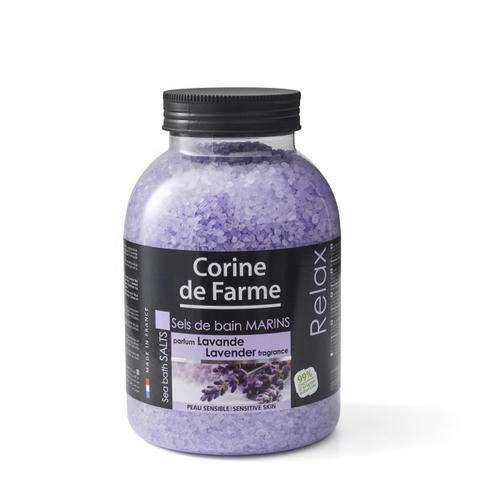 Соль морская Corine De Farme (Корин Де Фарм) для ванн Лаванда 1,3 кг