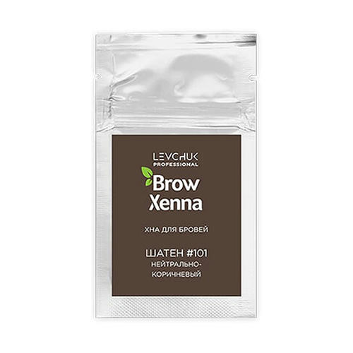 BrowXenna, Хна для бровей «Шатен» №101, 6 г