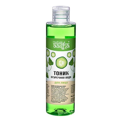 Aasha Herbals, Тоник с огуречной водой для лица, 200 мл