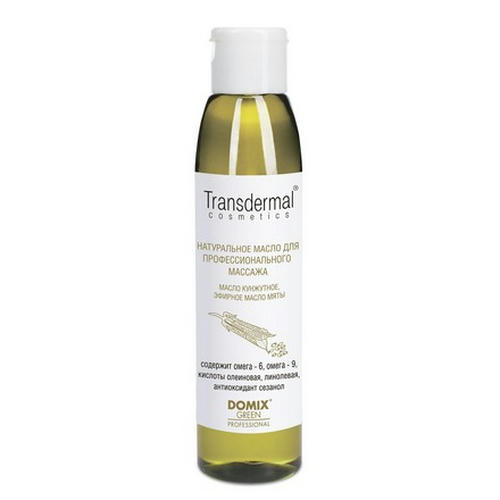 Domix, Масло для массажа Transdermal, кунжут и мята, 136 мл