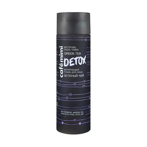 Cafemimi, Тоник для лица Detox Green Tea, 200 мл