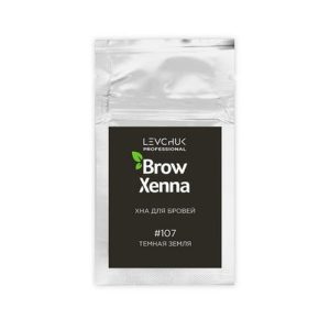 BrowXenna, Хна для бровей «Шатен» №107, 6 г