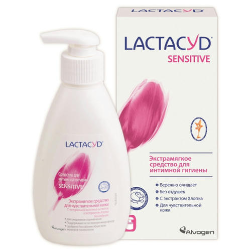 Lactacyd, Гель для интимной гигиены Sensitive, pH 5.2, 200 мл — изображение 2
