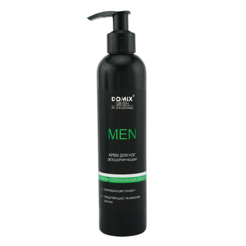 Domix, Крем для ног Men «Дезодорирующий», 250 мл