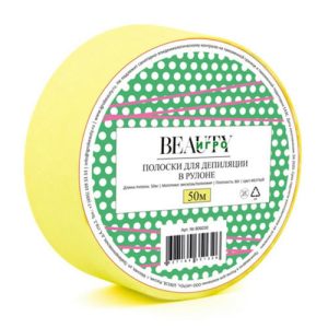 Igrobeauty, Полоски в рулоне для депиляции, желтые, 50 м