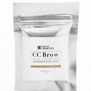 Lucas' Cosmetics, Хна для бровей CC Brow, светло-коричневая, в саше, 10 г