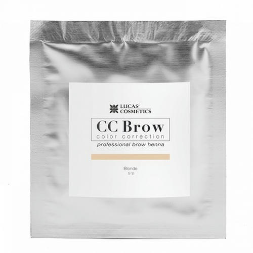 Lucas' Cosmetics, Хна для бровей CC Brow, русый цвет, в саше, 5 г