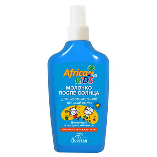 Floresan, Молочко после солнца Africa Kids, 200 мл