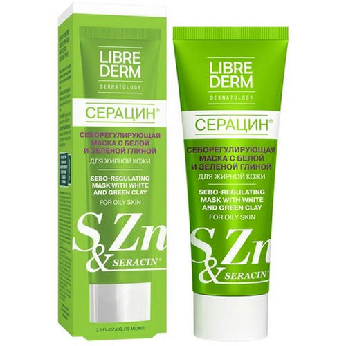 LIBREDERM, Очищающий крем-скраб Seracin, 75 мл — изображение 3