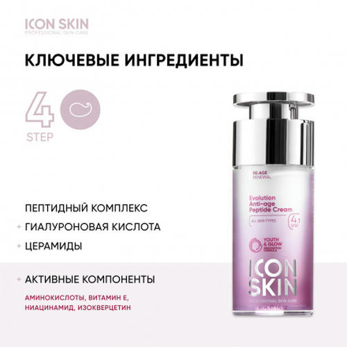 Icon Skin, Крем для лица Evolution Anti-Age, 30 мл — изображение 2