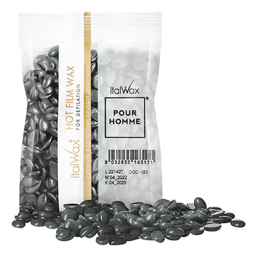 Italwax, Воск горячий (пленочный) Pour Homme, гранулы, 100 г — изображение 4
