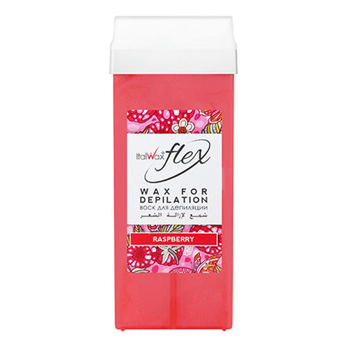 Italwax, Воск Flex в картридже, малина, 100 мл
