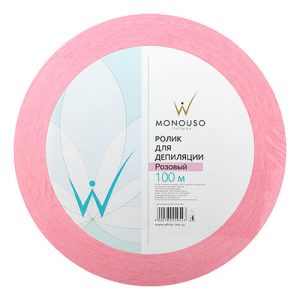 Italwax, Ролик для депиляции, розовый, 7 см х 100 м