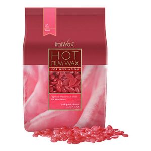 Italwax, Воск для депиляции горячий в гранулах «Роза», 500 г