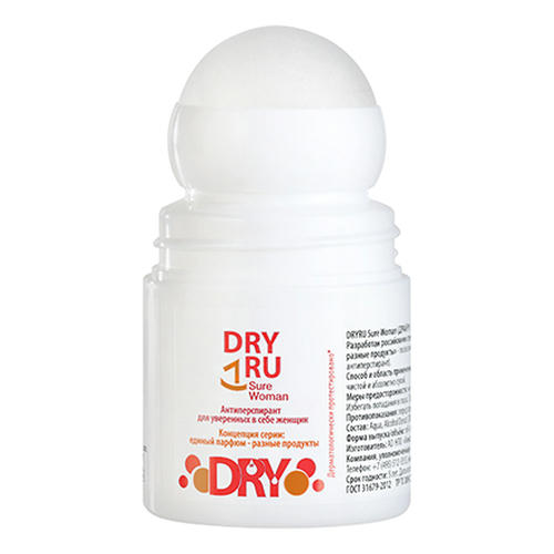 DRY RU, Антиперспирант женский Sure Woman, 50 мл — изображение 4