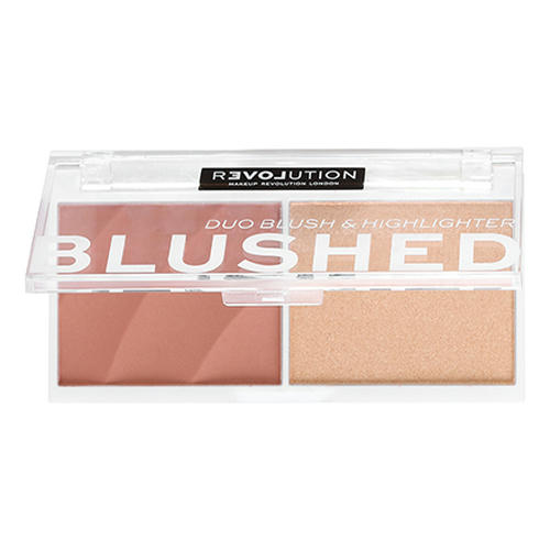 Makeup Revolution, Румяна и хайлайтер Relove Duo, Kindness — изображение 4