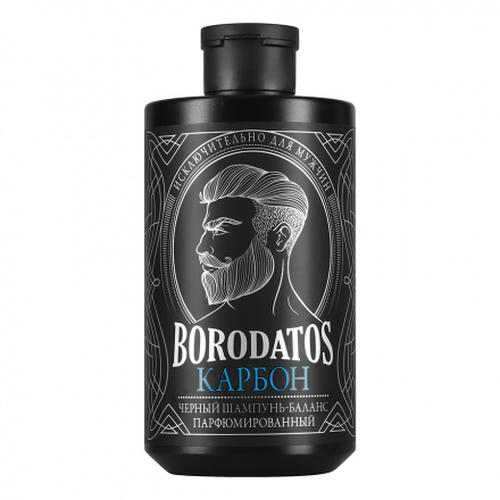 Borodatos, Шампунь-баланс Карбон, 400 мл