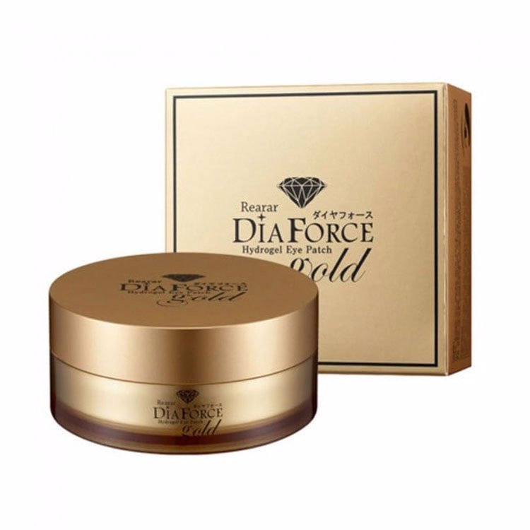 REARAR DIA FORCE GOLD EYE PATCH (60ea), Гидрогелевые патчи для глаз с экстрактом золота (60шт) (большие)