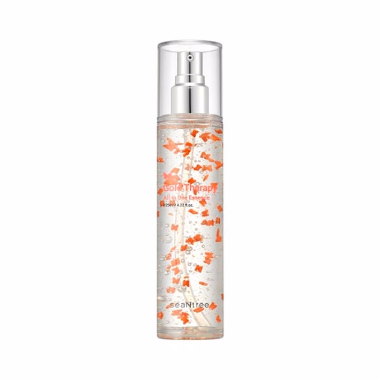 SEANTREE GOLD THERAPY ALL IN ONE ESSENCE (125ml), Многофункциональная эссенция для лица с коллоидным золотом (125мл)